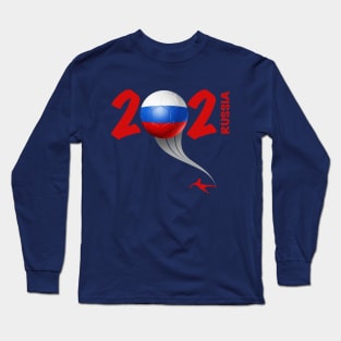 Russia Euro Soccer 2021 Long Sleeve T-Shirt